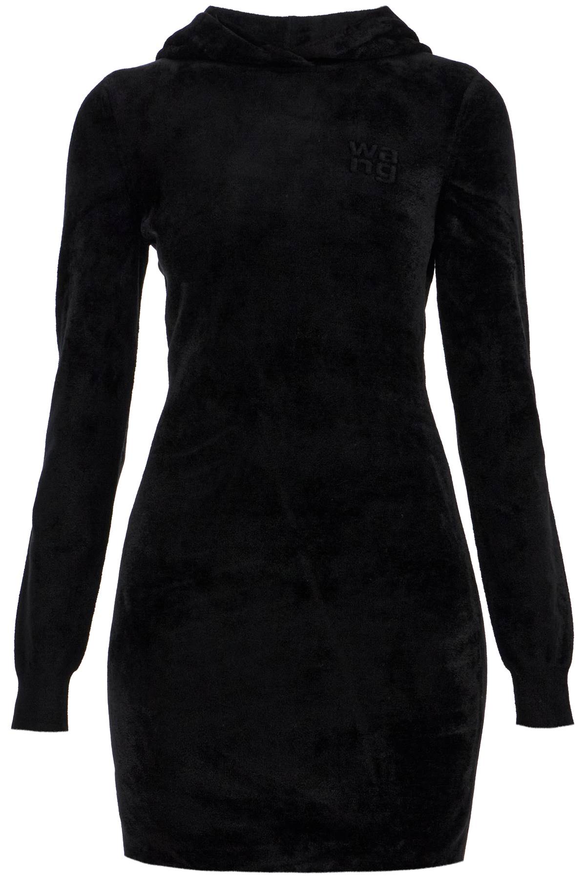 Alexander Wang Mini Dress With Hood In Black (black)