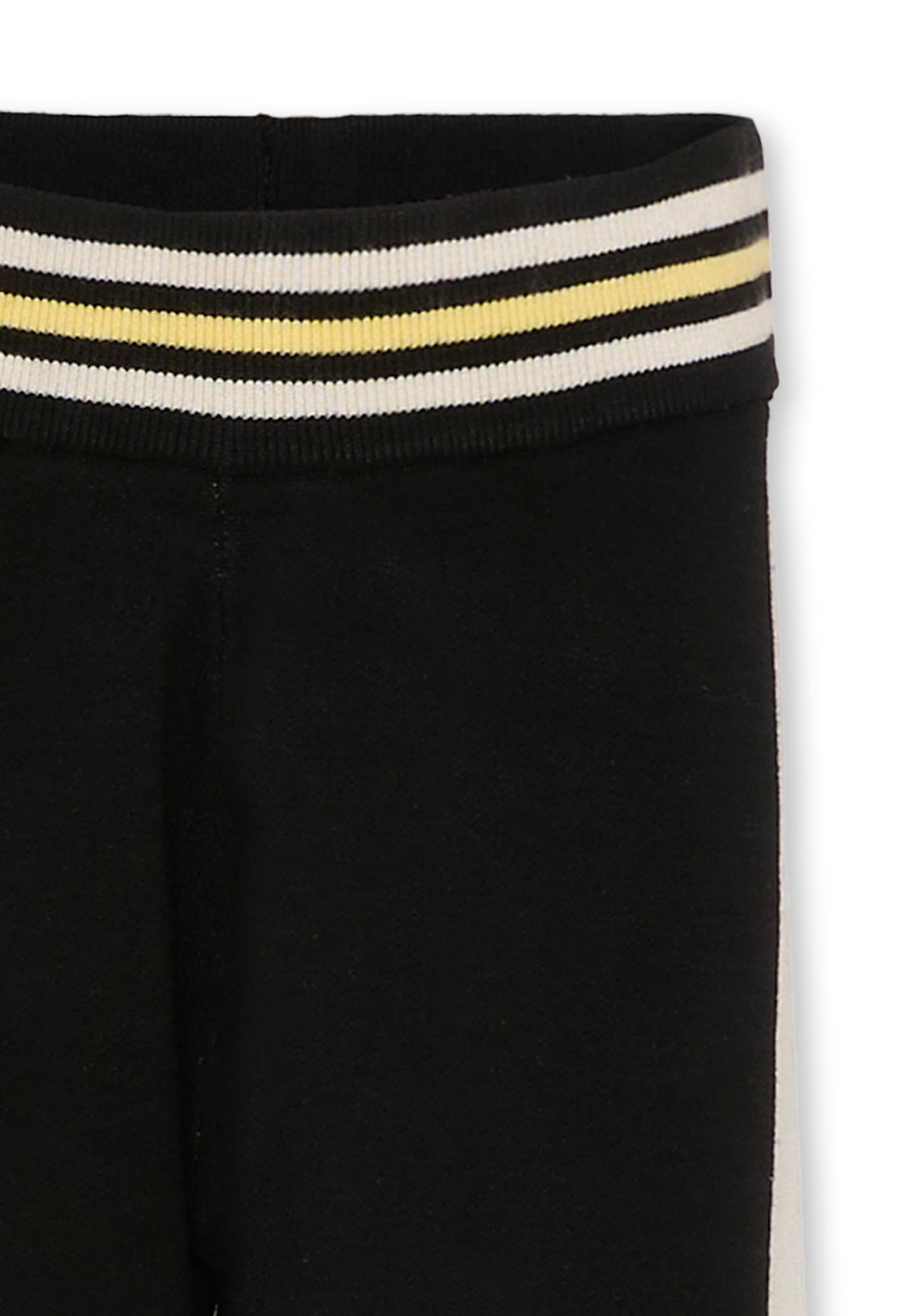 Marc Jacobs Black Trousers For Boy With Mickey Mouse In Black