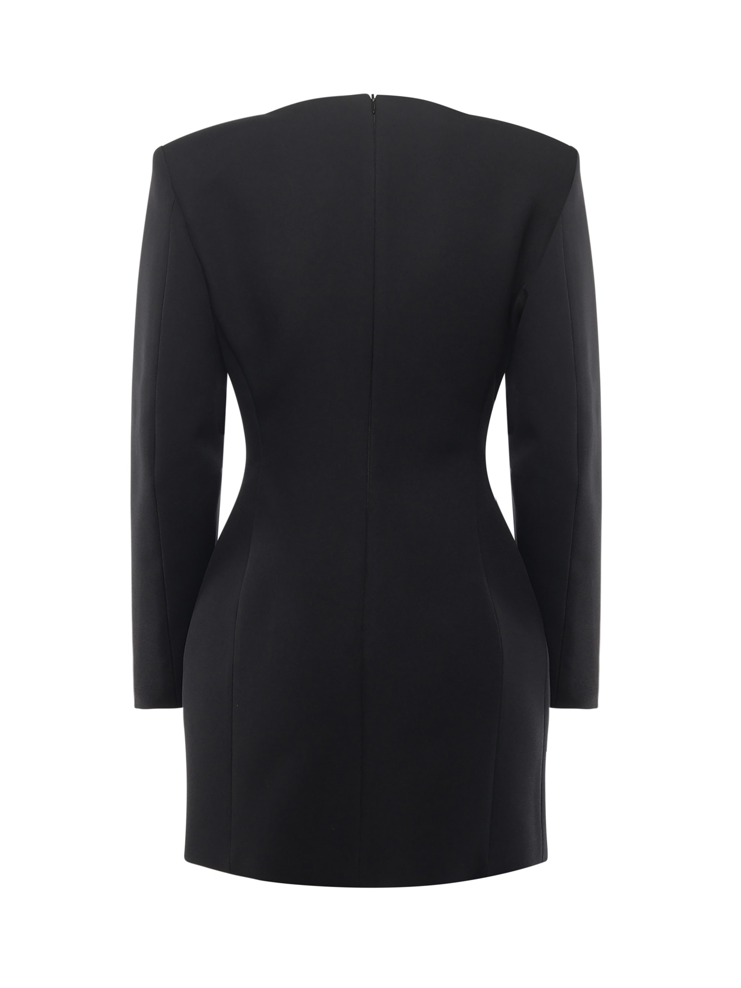 The Andamane Plunge Pocket Dress In Black