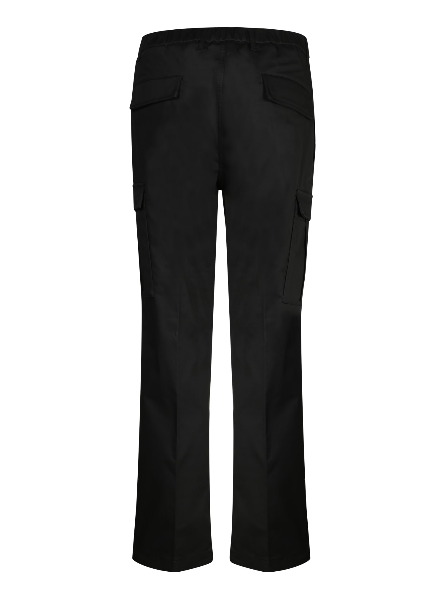 Moncler Straight Cargo Pants In 999