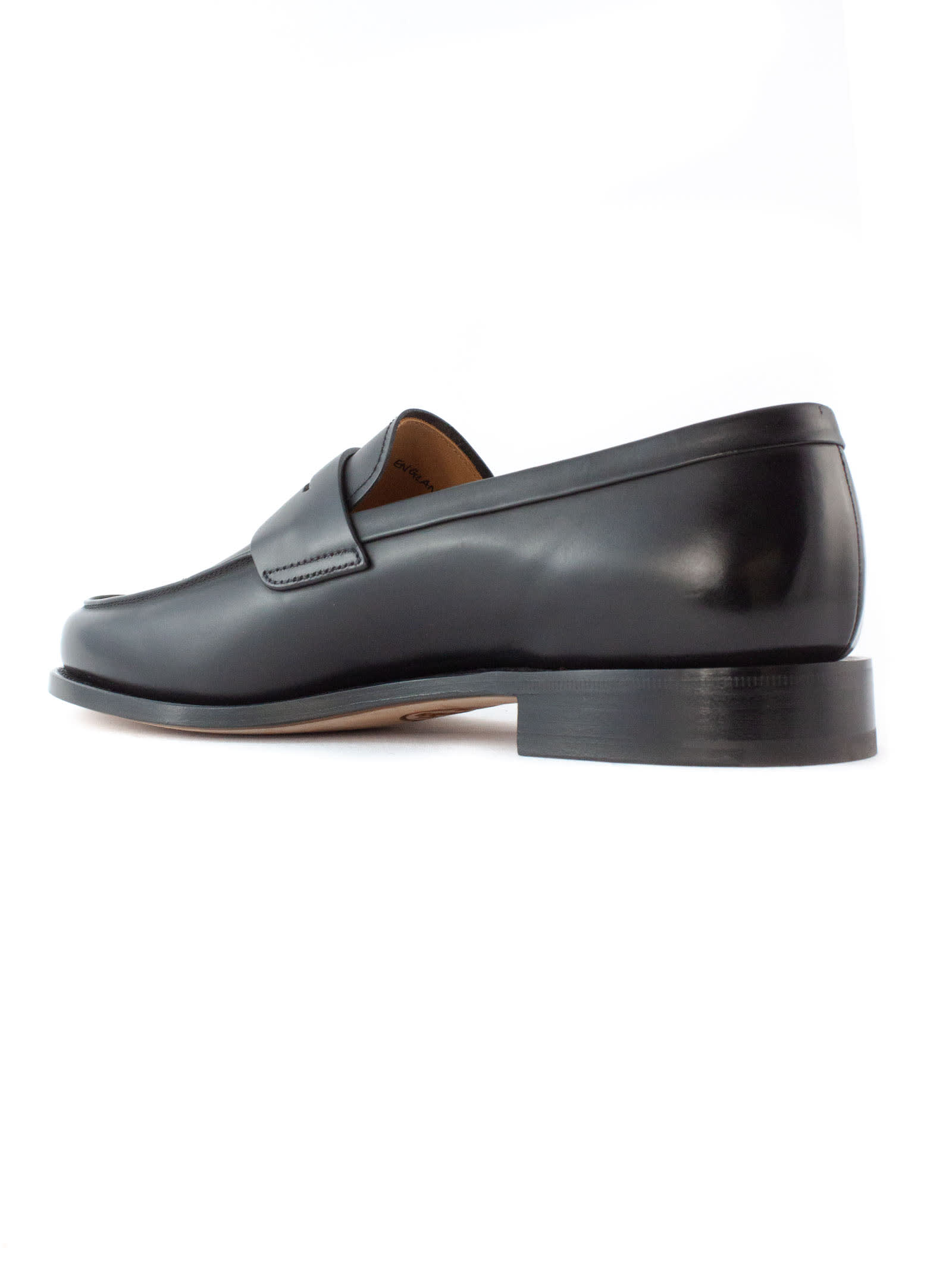 Shop Church's Loafer In Black Leather