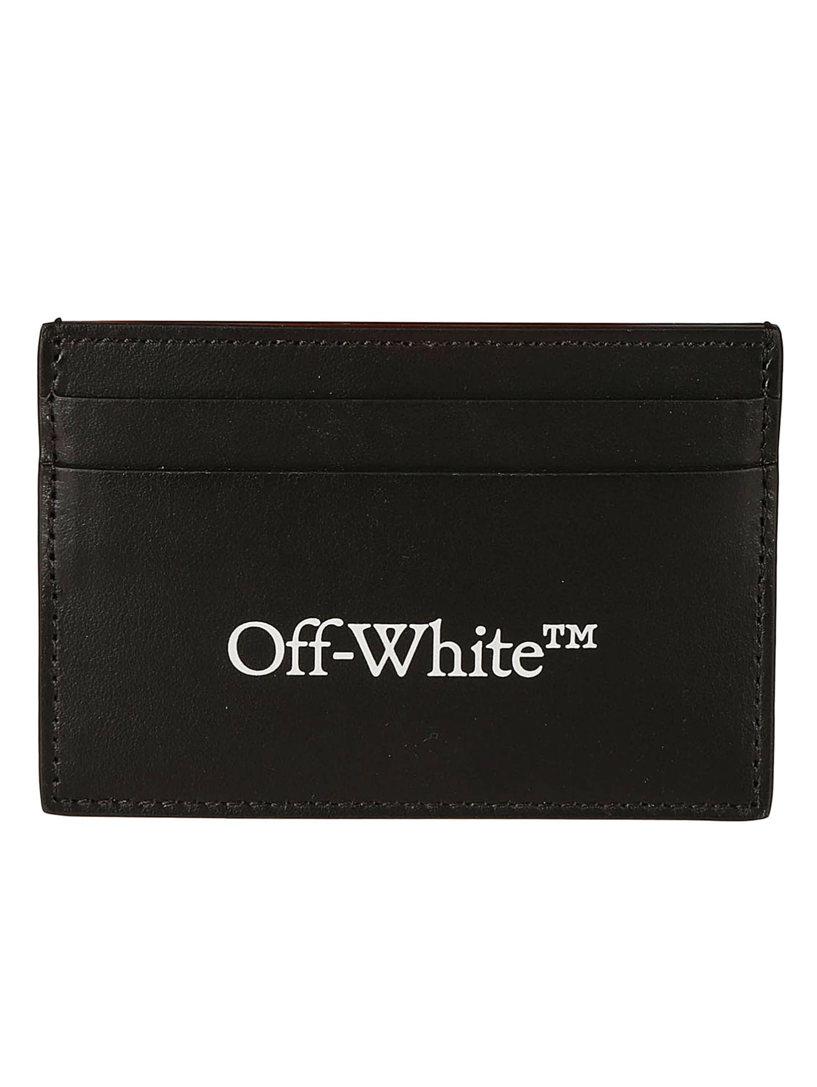 Off-white Bookish Card Holder In Black/white