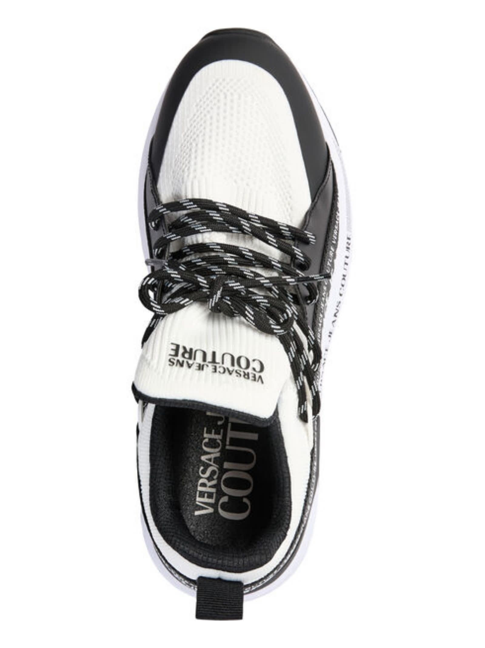 Shop Versace Jeans Couture Mens Sneakers White And Black