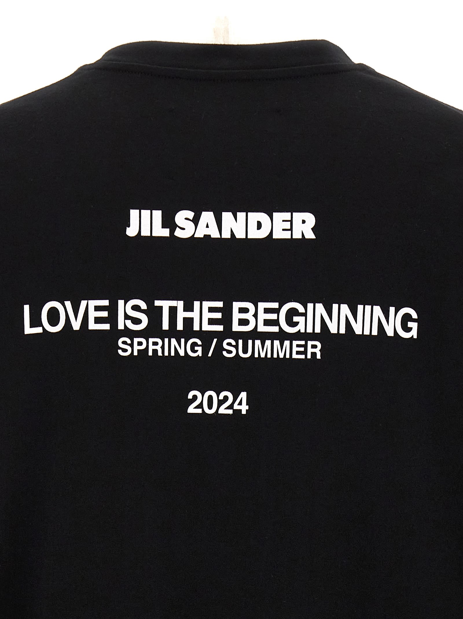 Shop Jil Sander Love Is The Beginning T-shirt In Nero