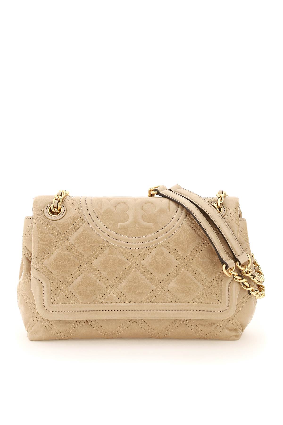 Tory Burch Fleming Soft Convertible Shoulder Bag In Almond Flour | ModeSens