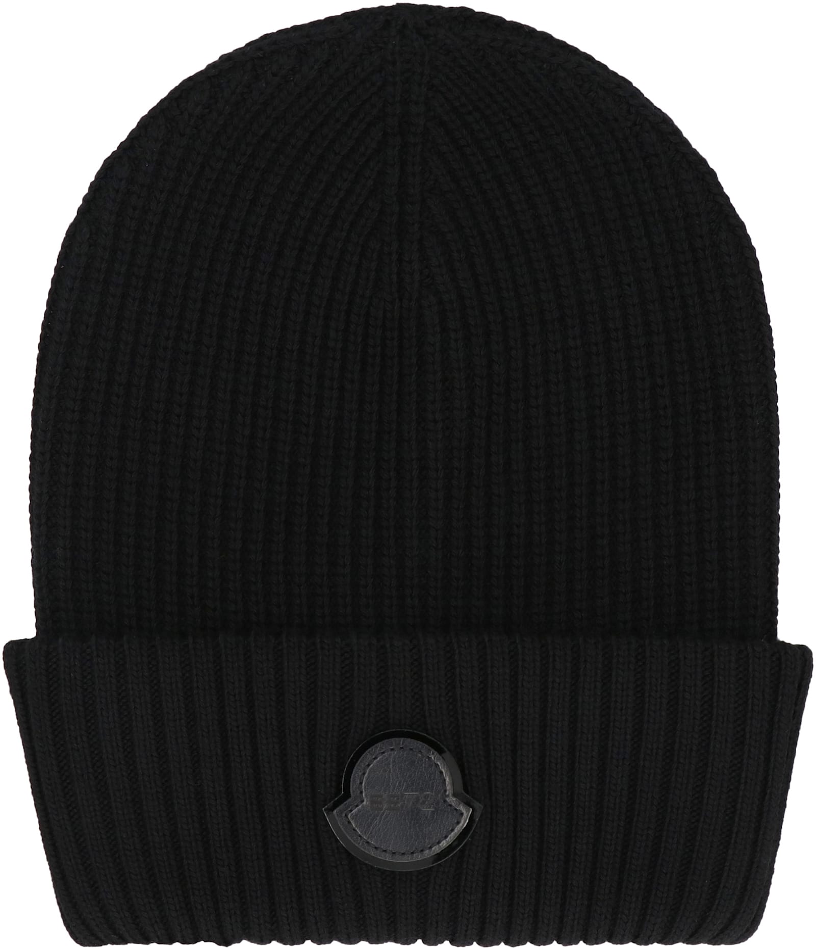 Moncler Genius Moncler 4 Edward Enninful Ee72 Responsible Virgin Wool Hat In Black