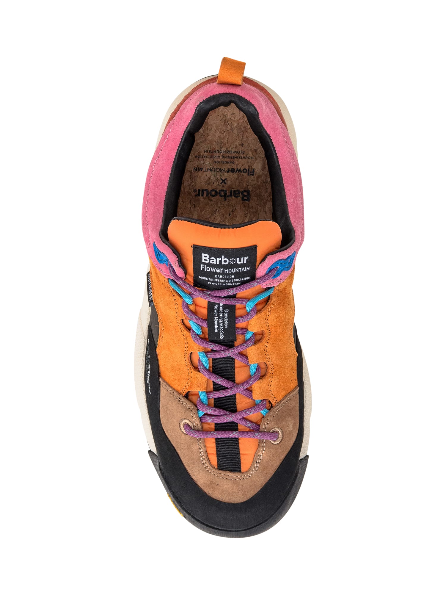 Shop Barbour Back Country Sneaker In Pink Kaki