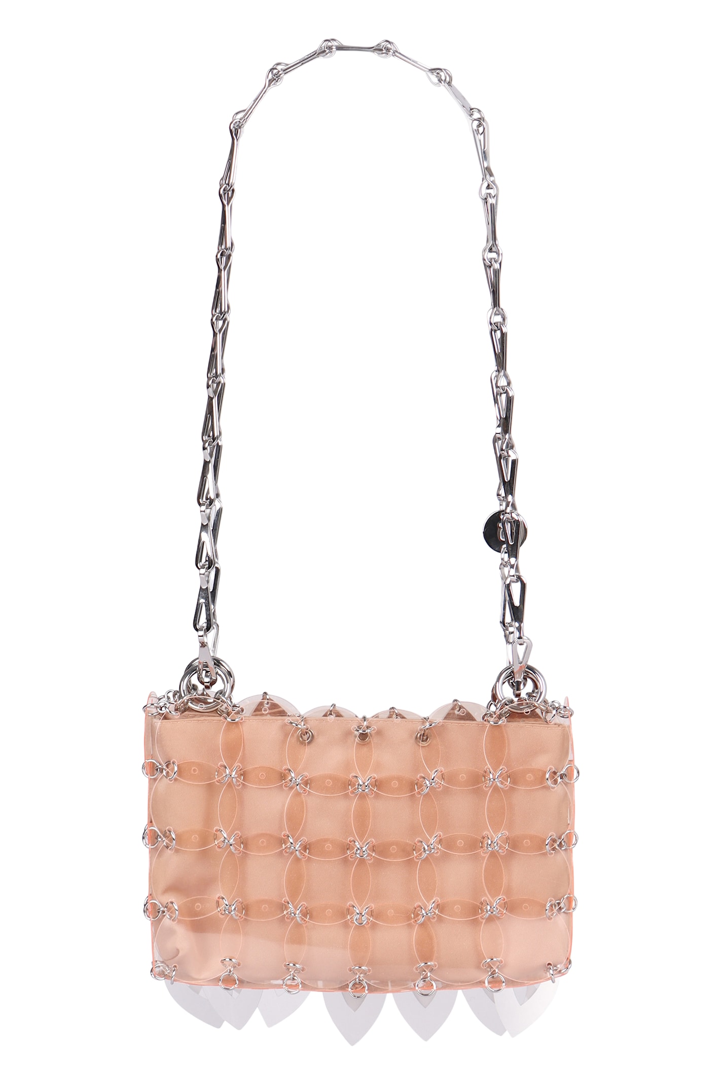 Rabanne Women's Nano Sparkle Leave Shoulder Bag In Silver