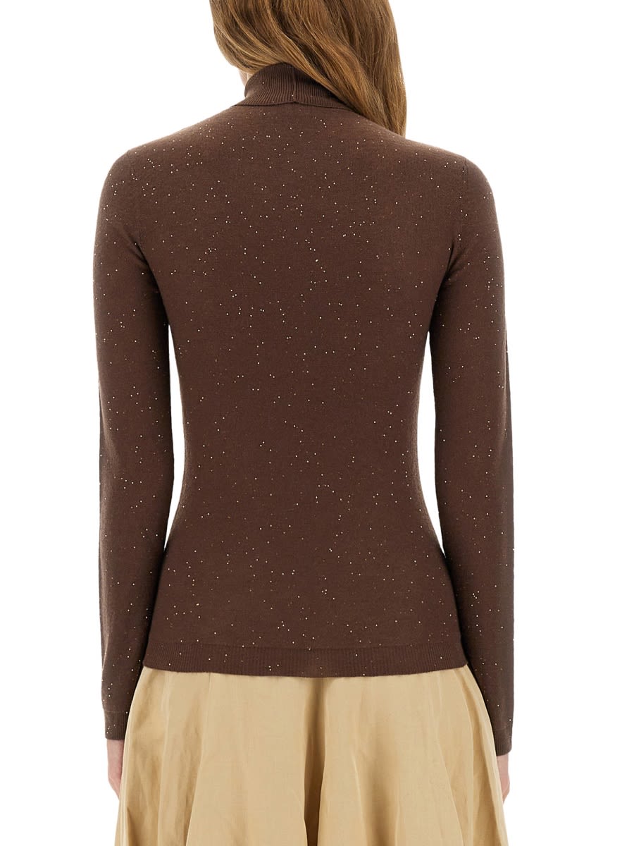 Fabiana Filippi Wool Jersey. In Brown