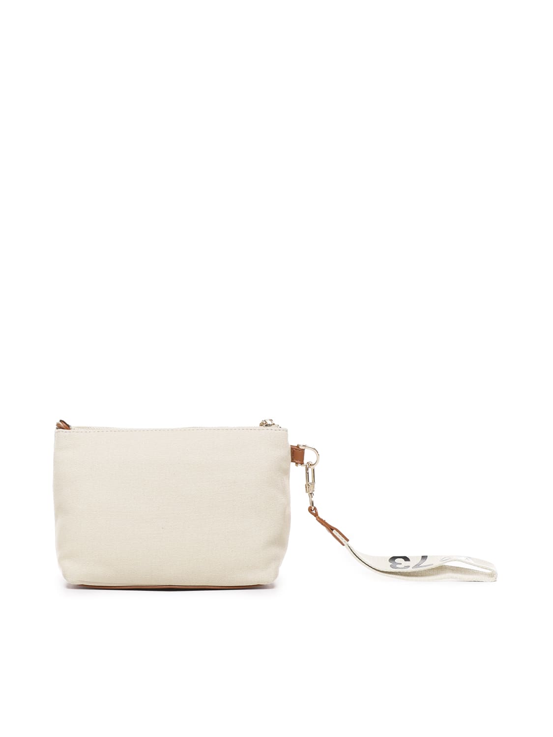 V73 Resposability Clutch Bag In Brown
