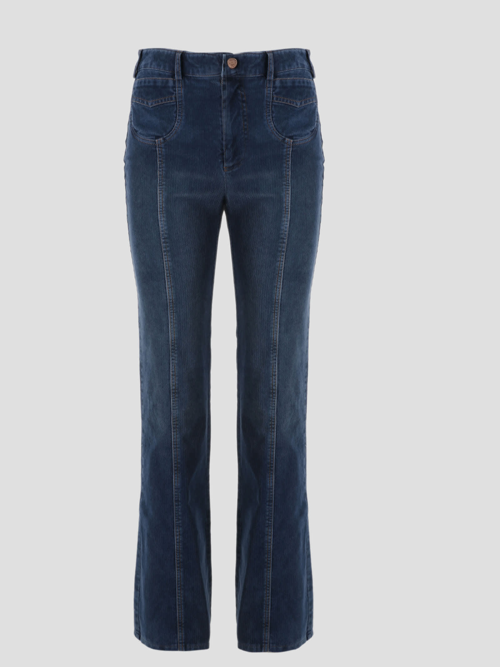 Shop See By Chloé Emily Pants In Blue