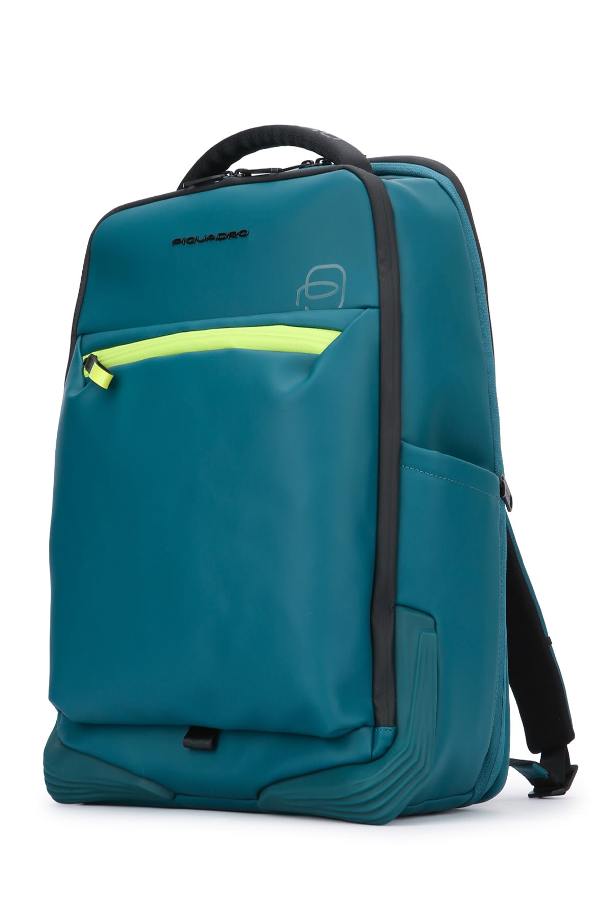 Piquadro Zipped Backpack In Blue