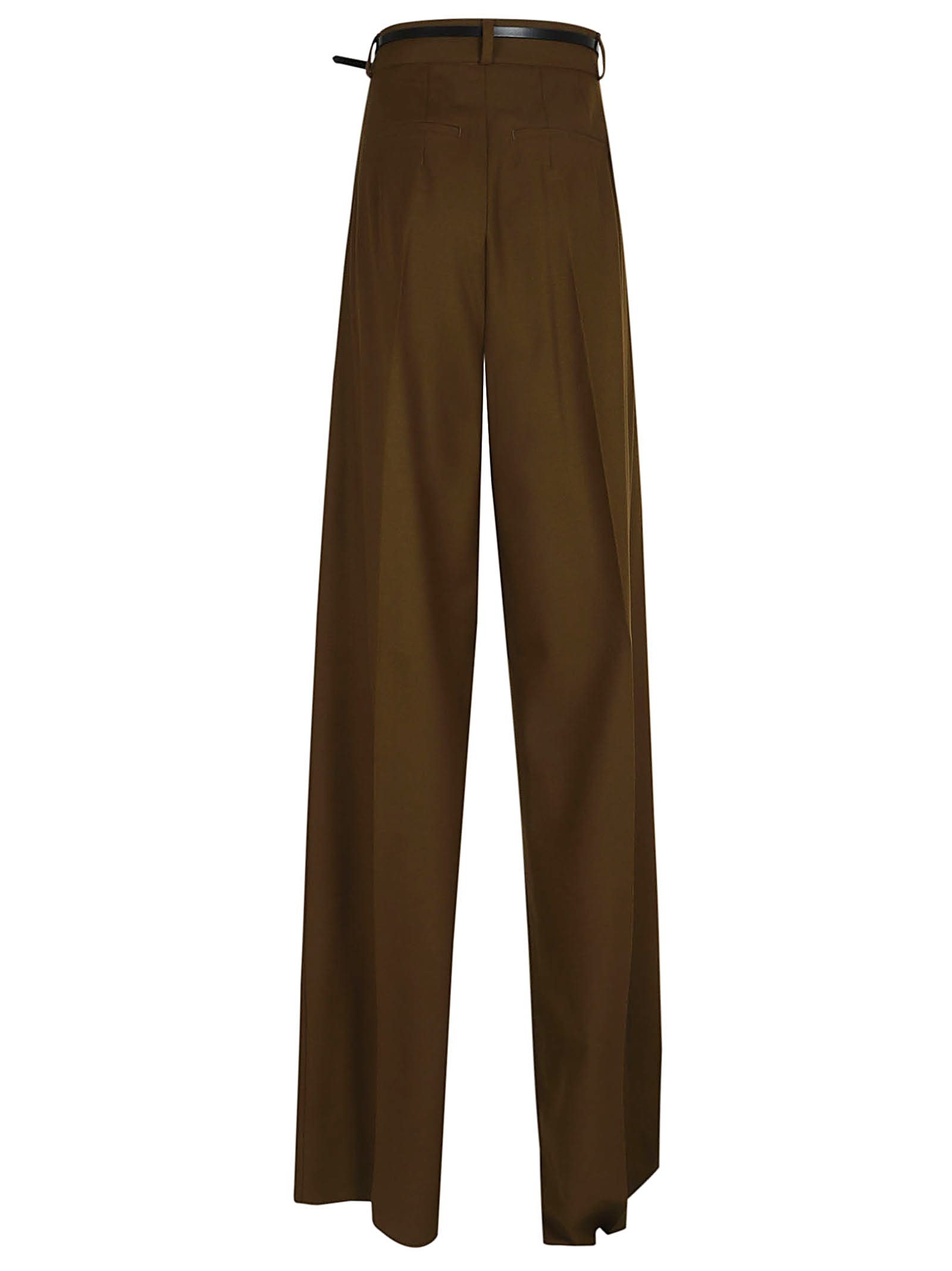 Sportmax Kiens12 Long Trouser In Brown