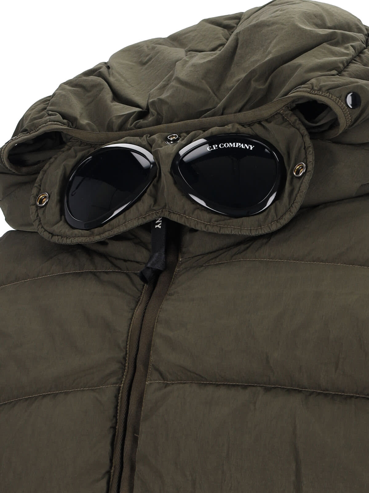 C.p. Company Hooded Botito Down Jacket In Green