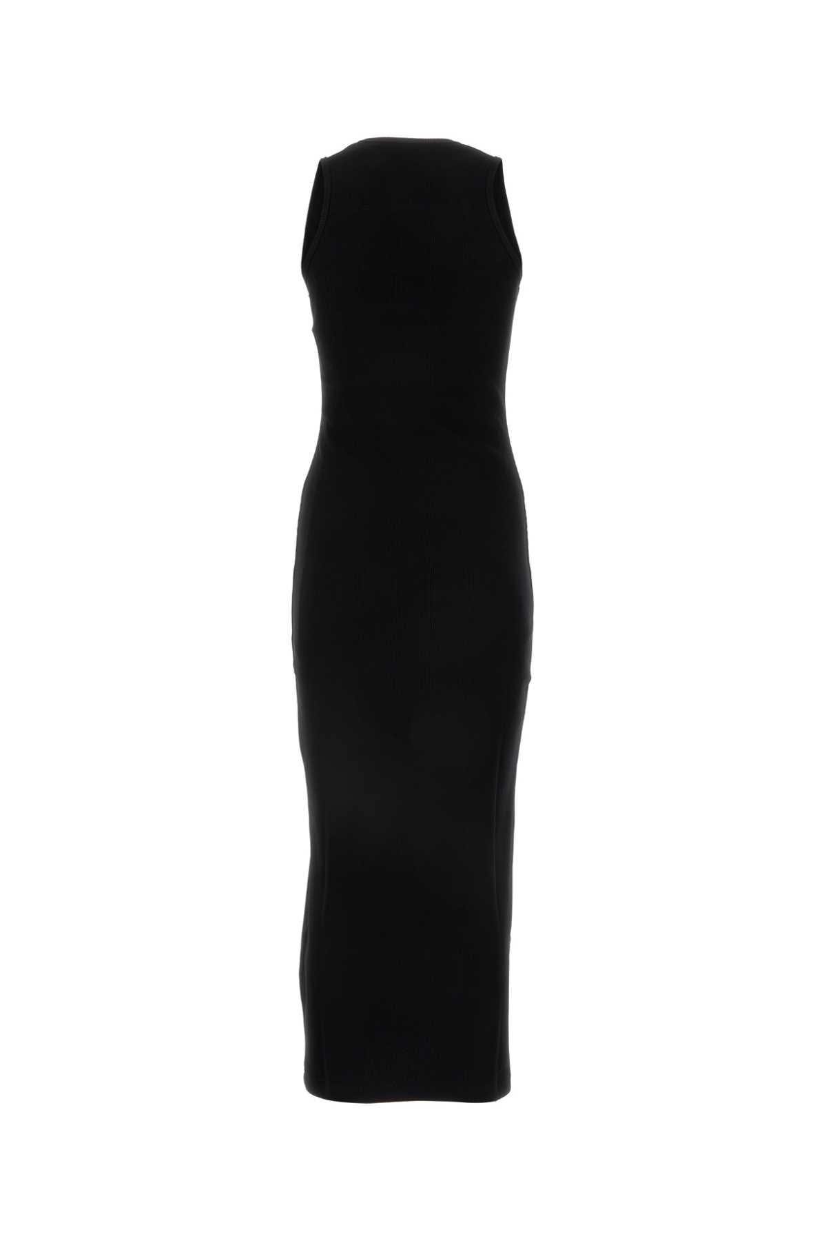 Shop Givenchy Black Stretch Cotton Dress