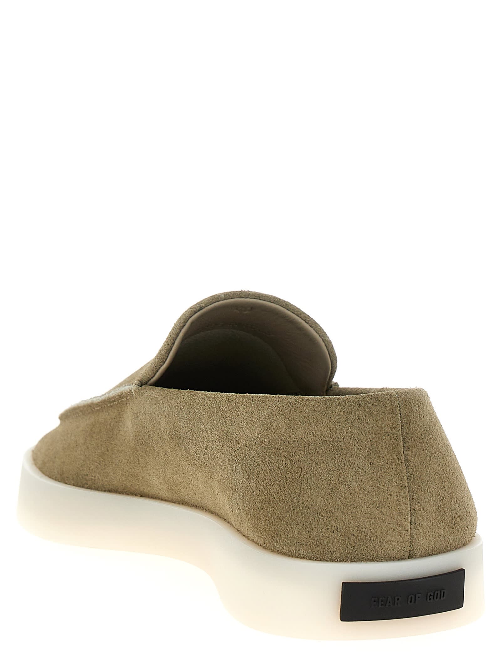 Shop Fear Of God Loafer Loafers In Beige