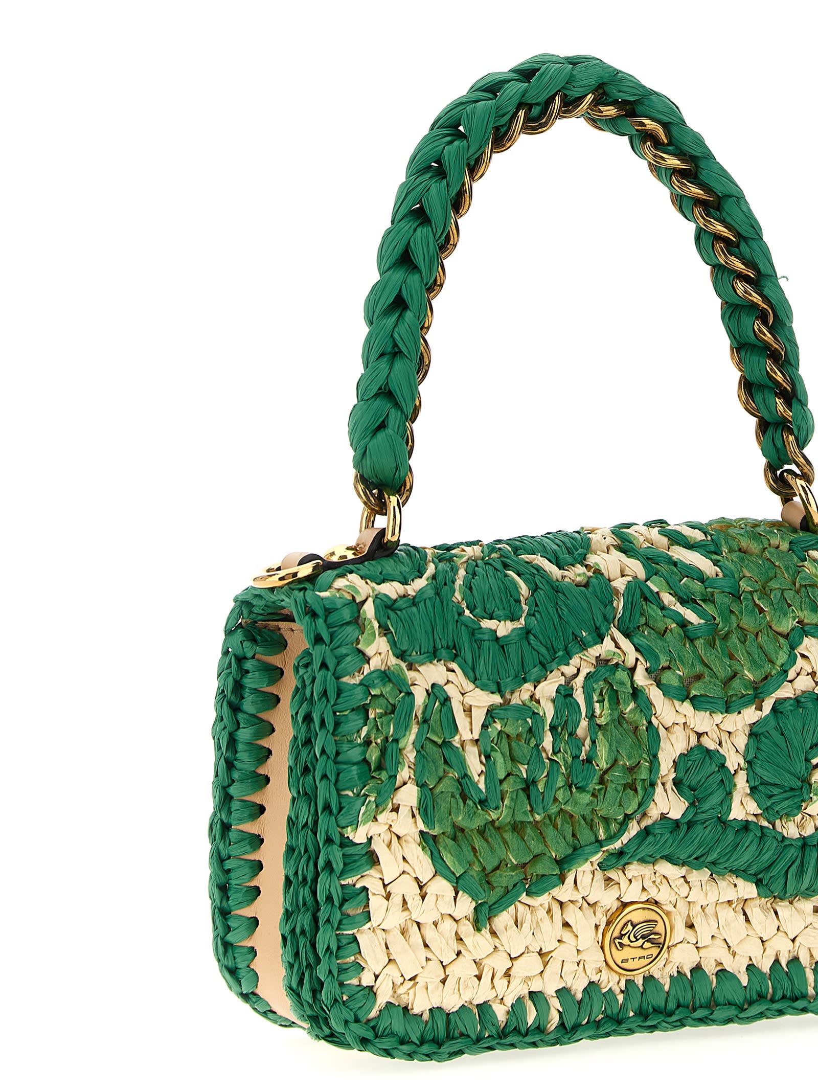 Etro Green Bond Small Crossbody Bag