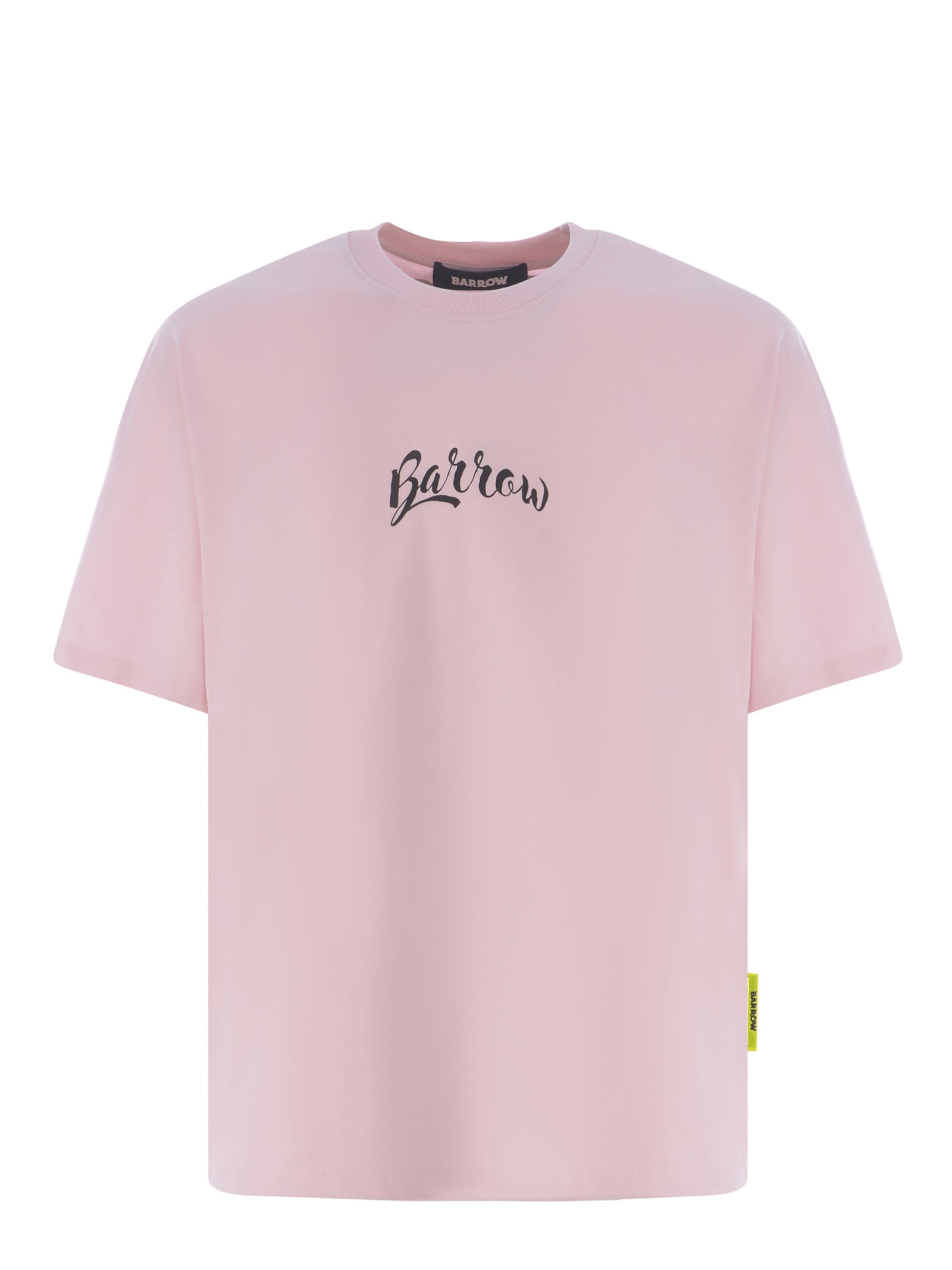 Shop Barrow T-shirt  Teddy Made Of Cotton In Pink