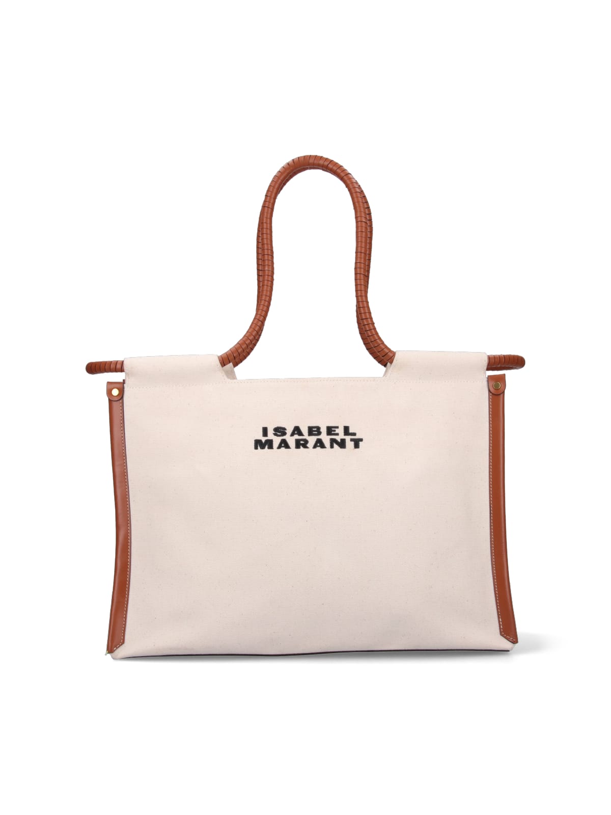 Shop Isabel Marant Toledo Tote Bag In Crema