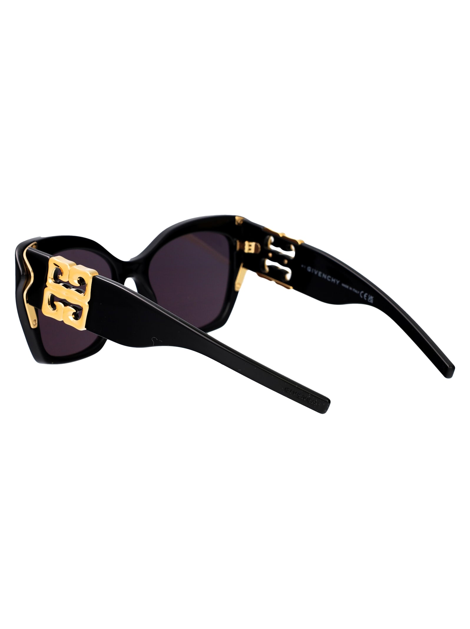 Shop Givenchy 4g Liquid Sunglasses In Black