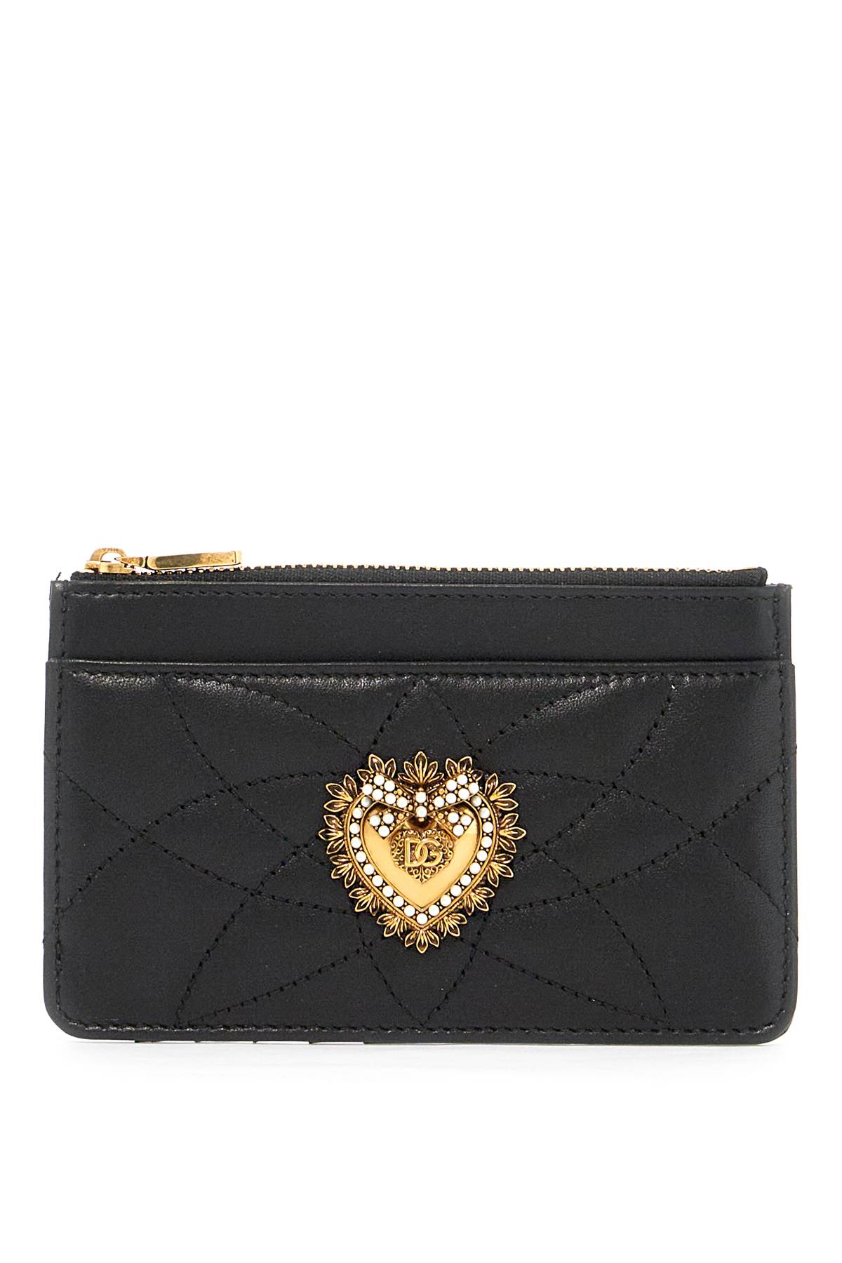 Shop Dolce & Gabbana Devotion Cardholder In Nero (black)