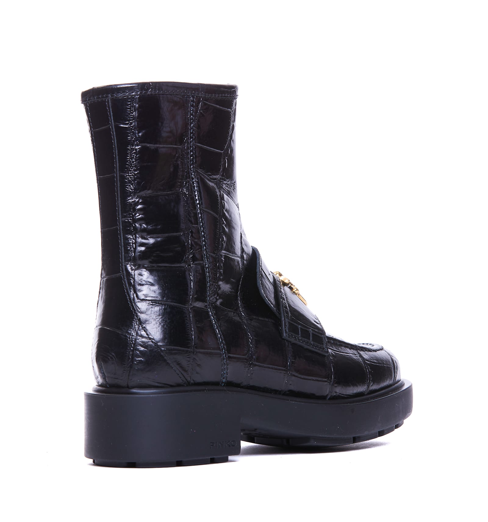 Shop Pinko Tina Boots In Black