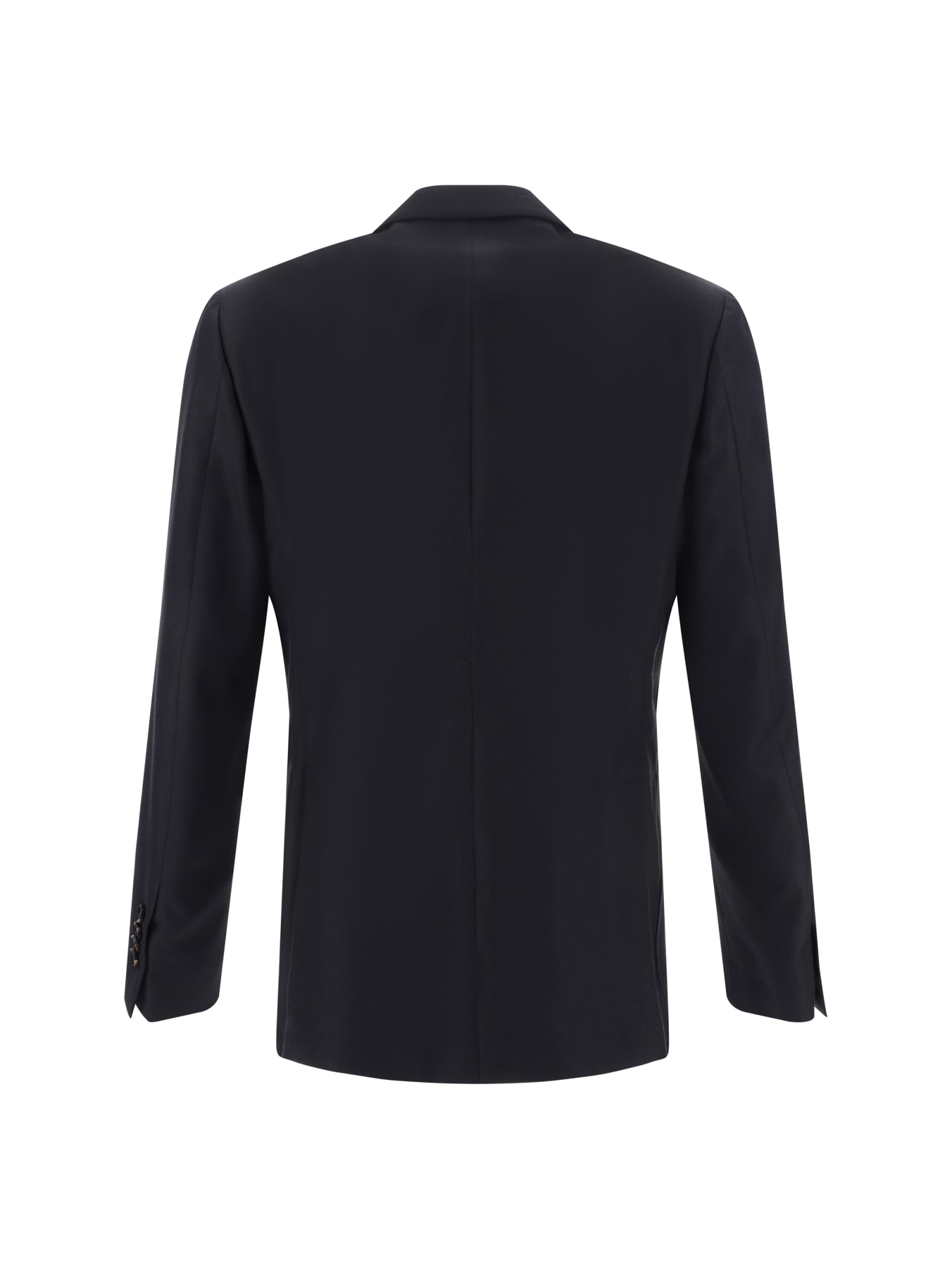 Shop Lardini Blazer Jacket In Black