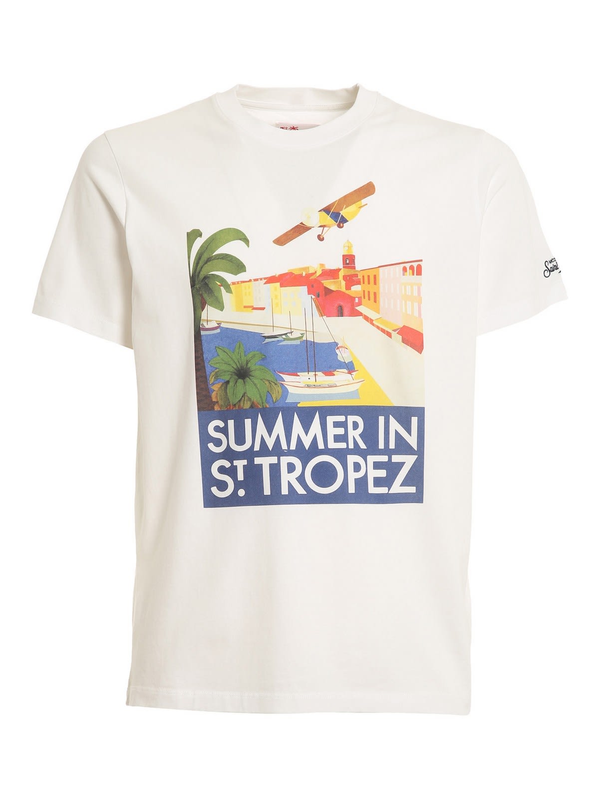 MC2 Saint Barth T-shirt Summer In St Tropez Bianca Tshirtman02644b