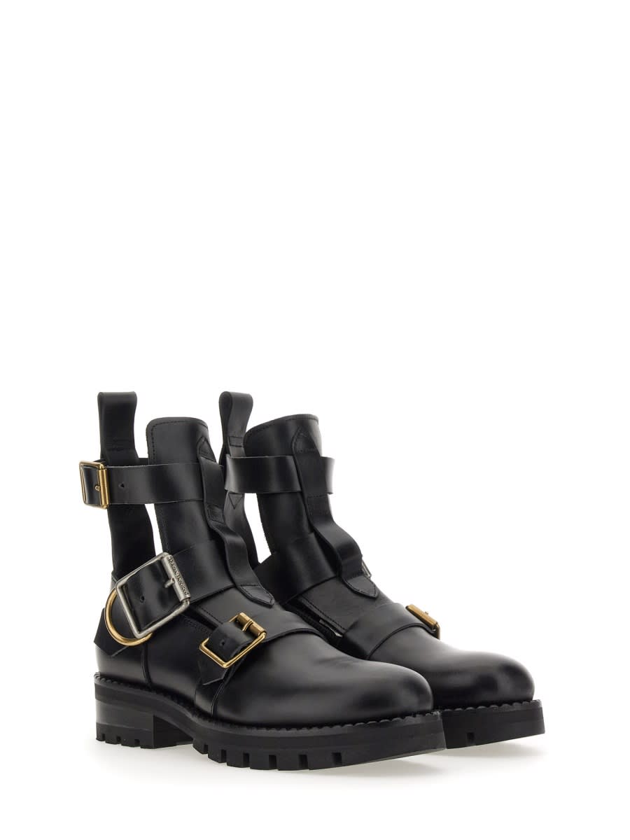 Shop Vivienne Westwood Buckle Boot In Black