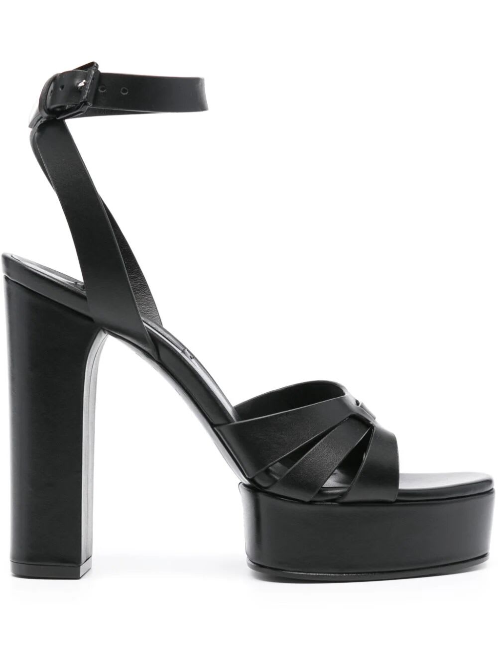 Shop Casadei Florence Sandal In Black