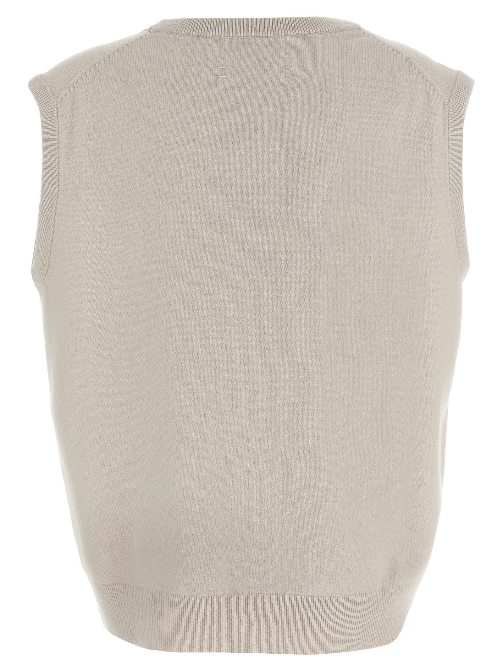 Extreme Cashmere Scoop-neck Cashmere-blend Vest In Neutral