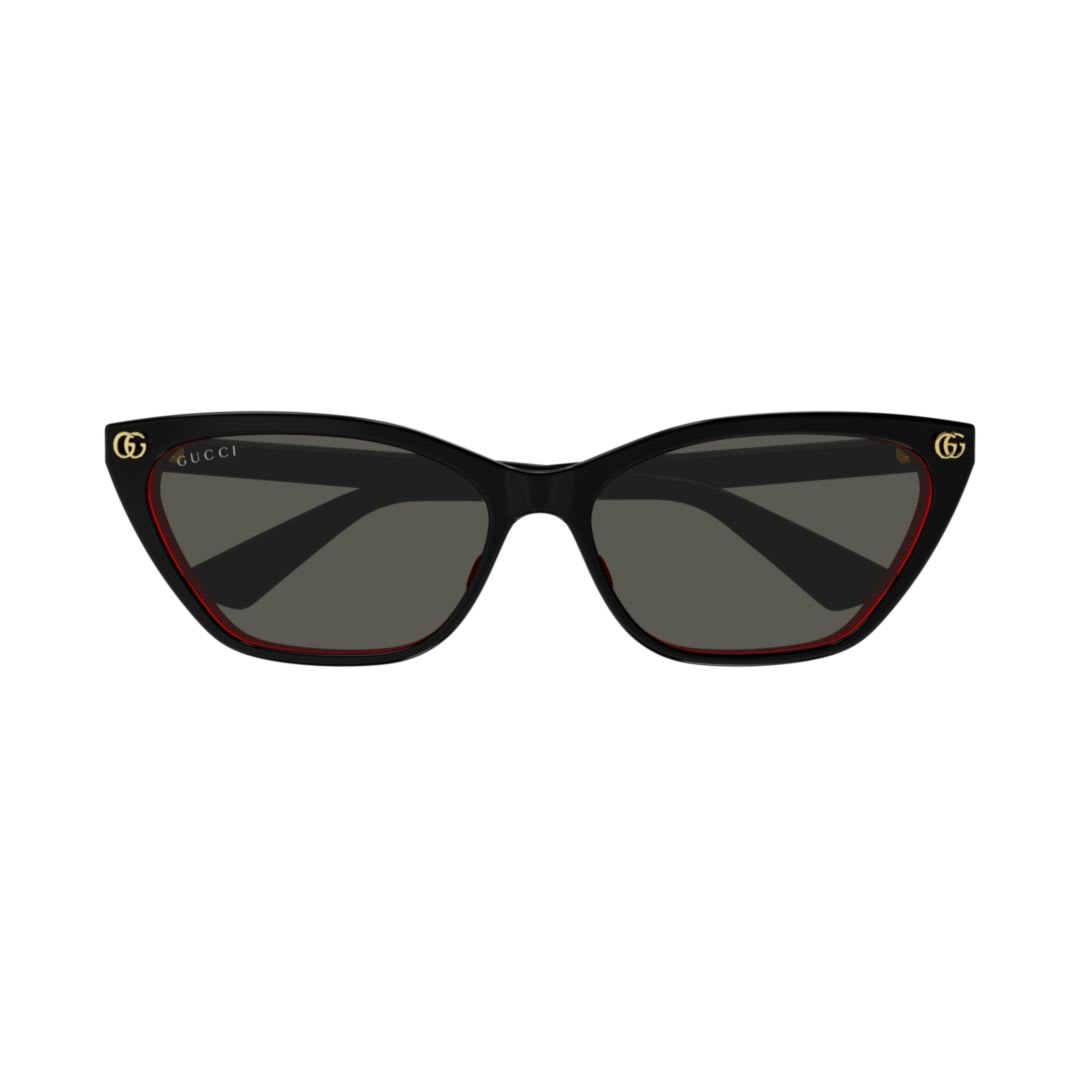 Gucci Grey Cat Eye Ladies Sunglasses Gg1815s 003 58 In Black
