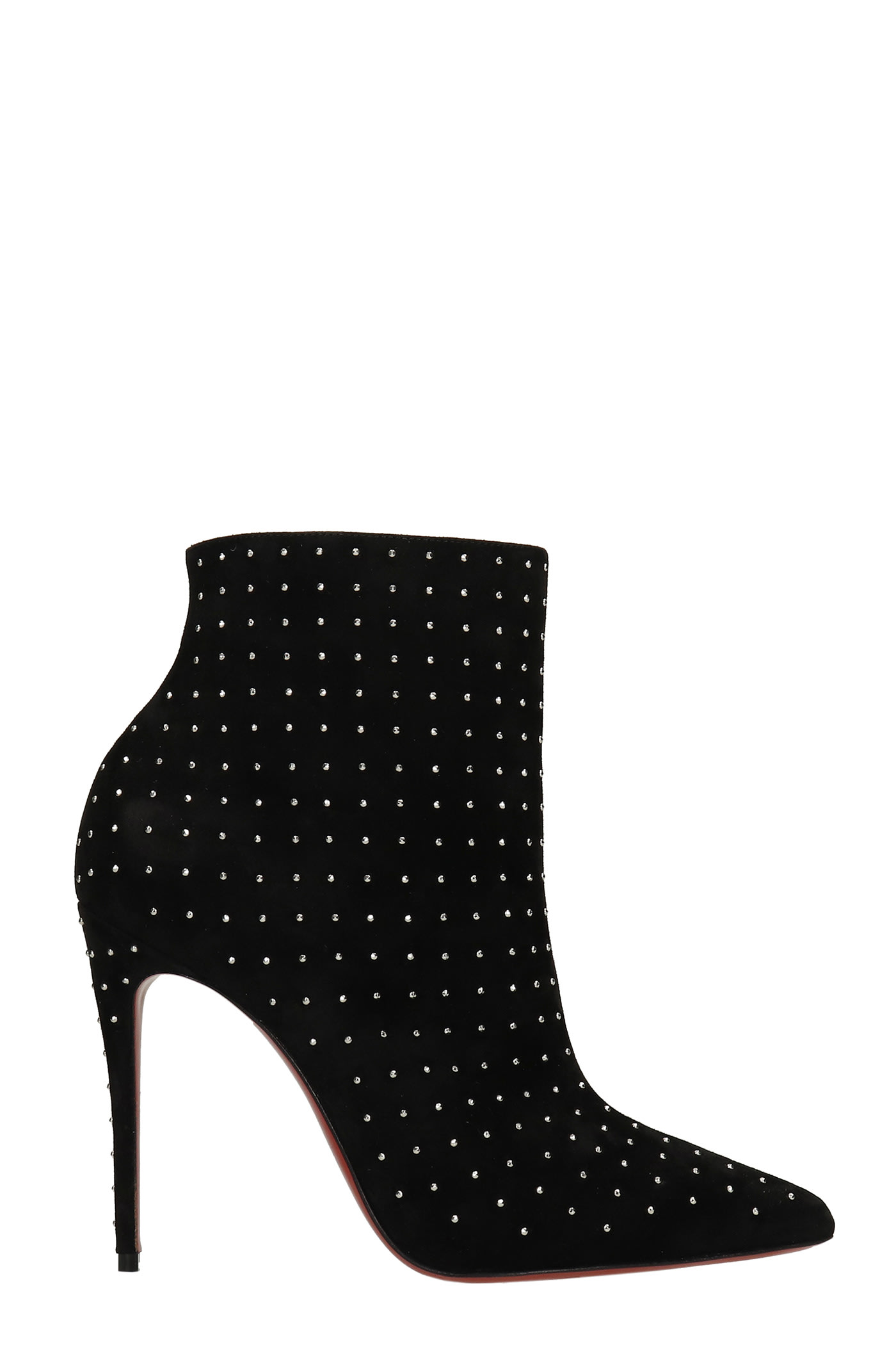So Kate Booty High Heels Ankle Boots In Black Suede