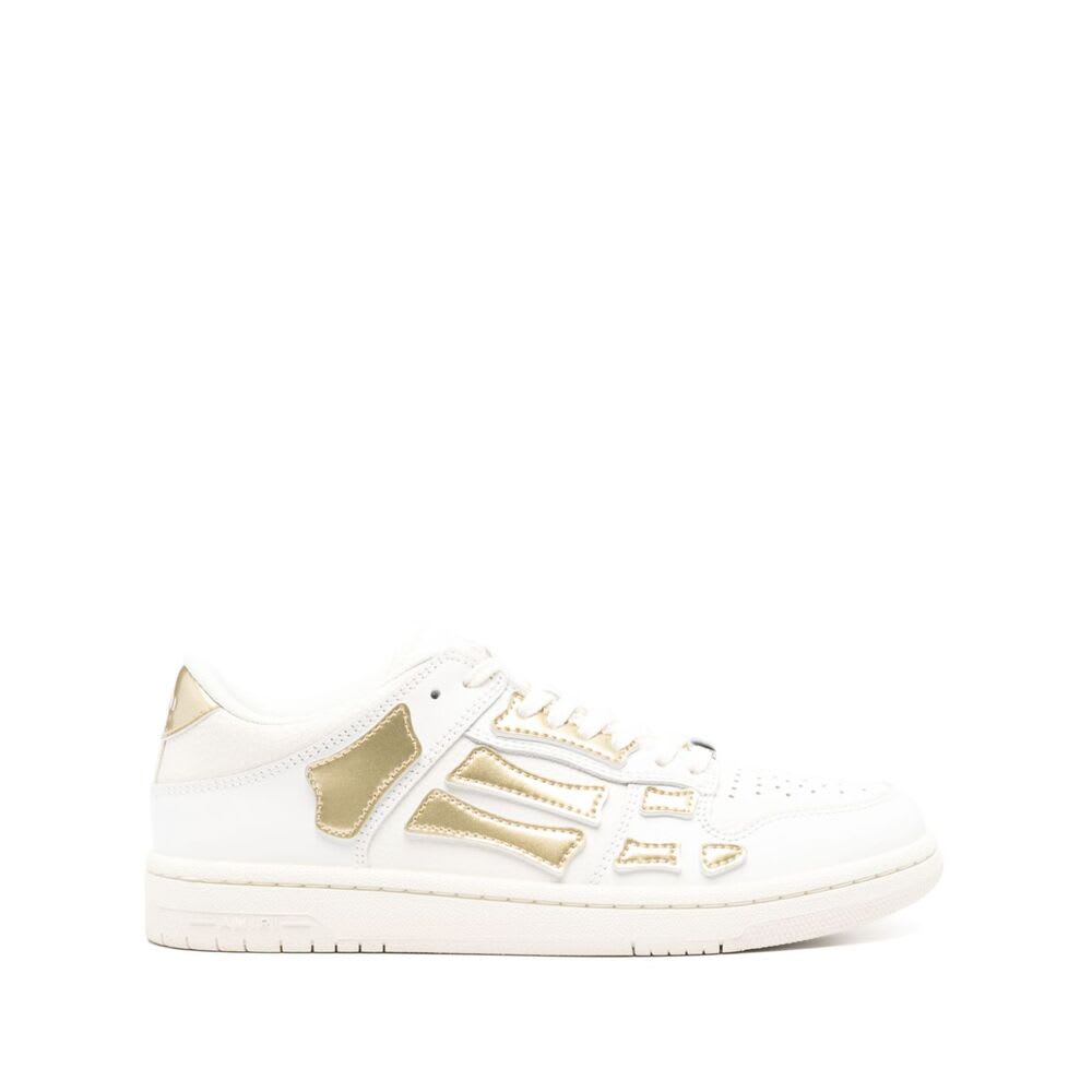 Shop Amiri Sneakers In White/gold