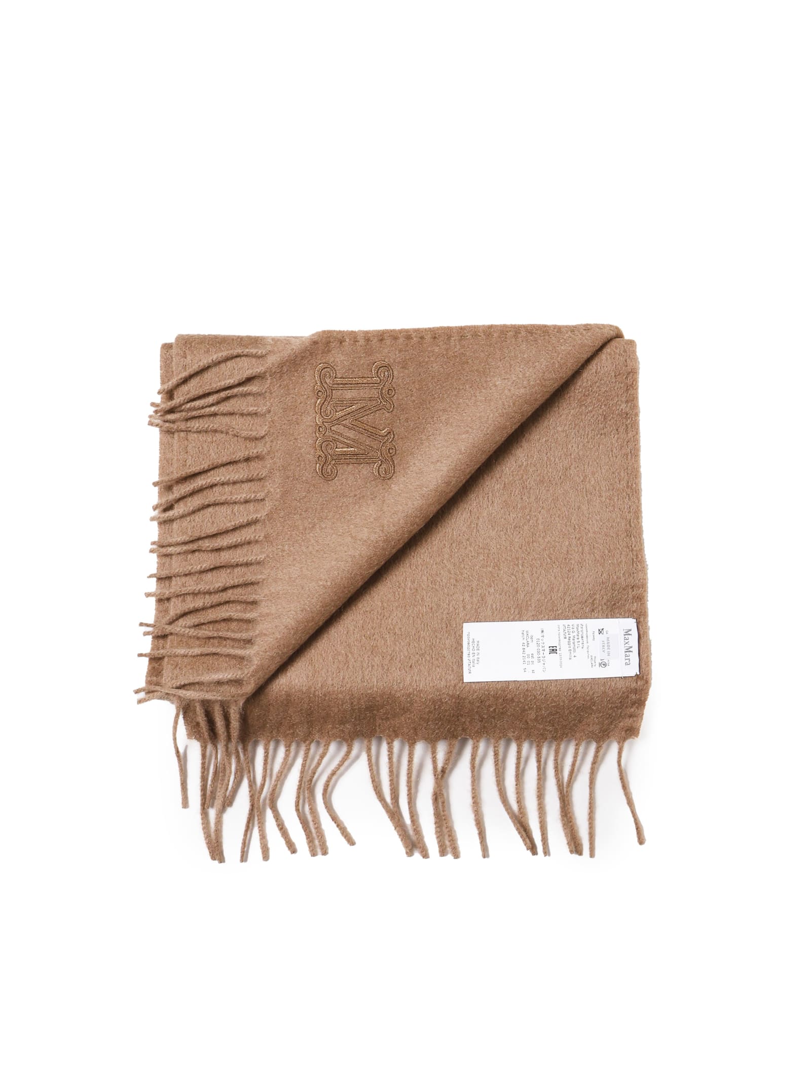 Shop Max Mara Camel Scarf