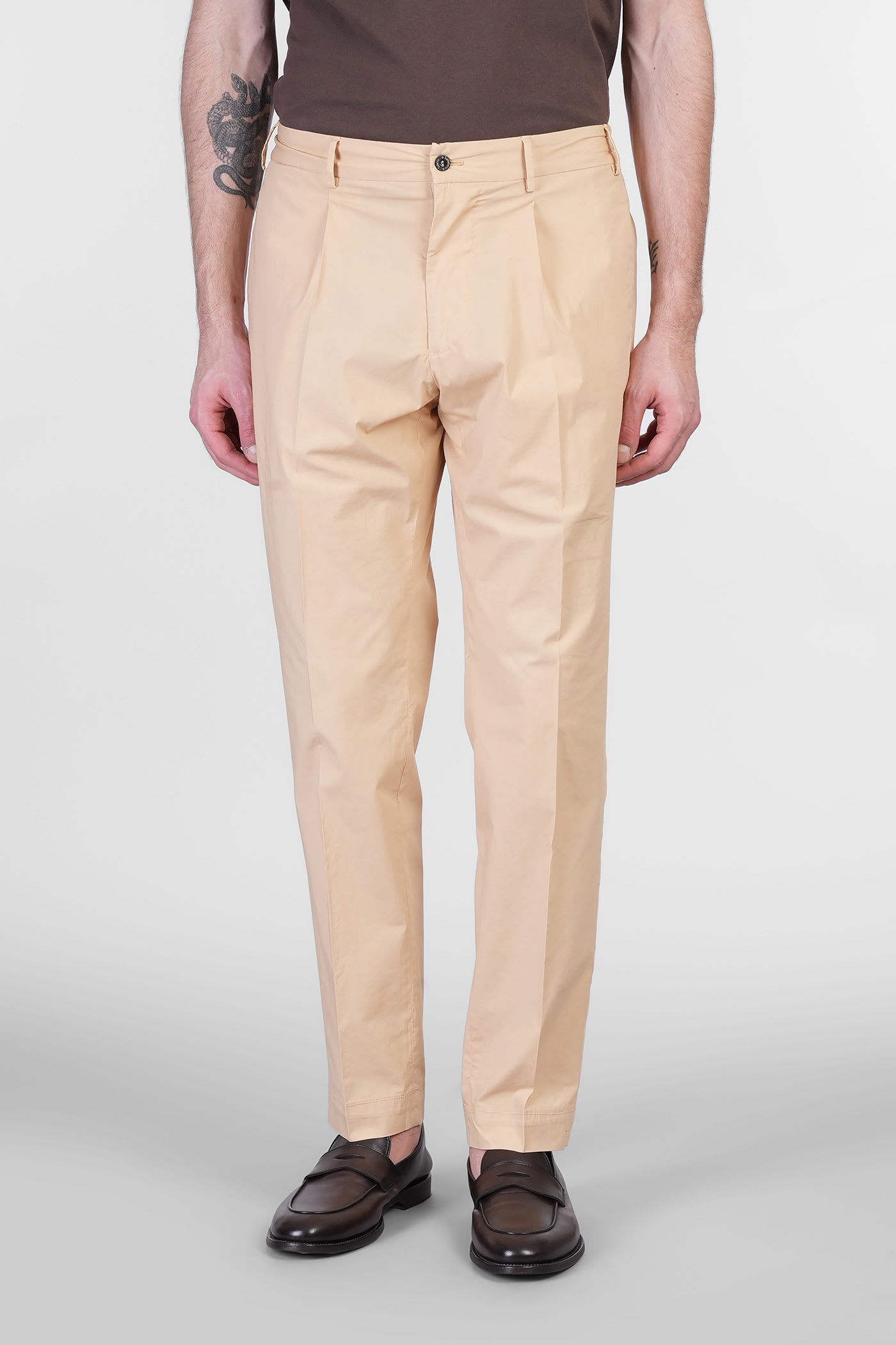 Irno Evo Pants In Beige Cotton