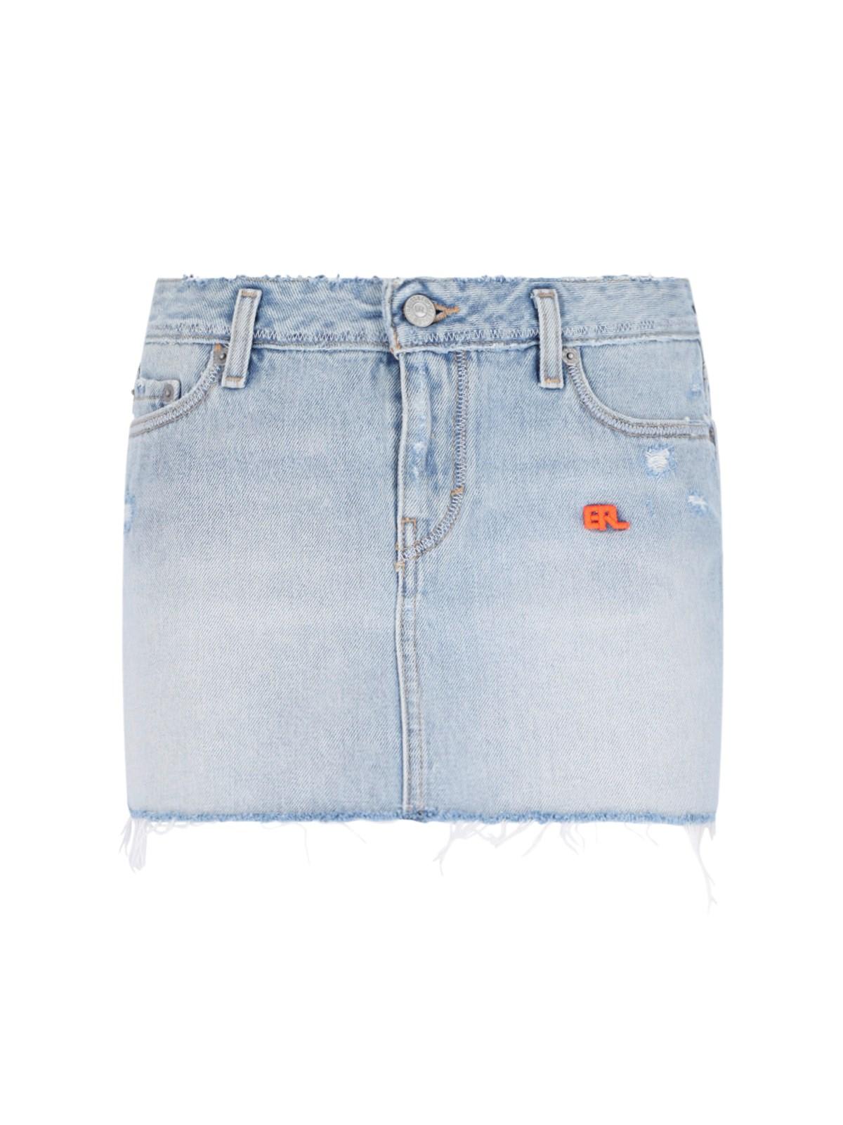 X Levis Denim Miniskirt