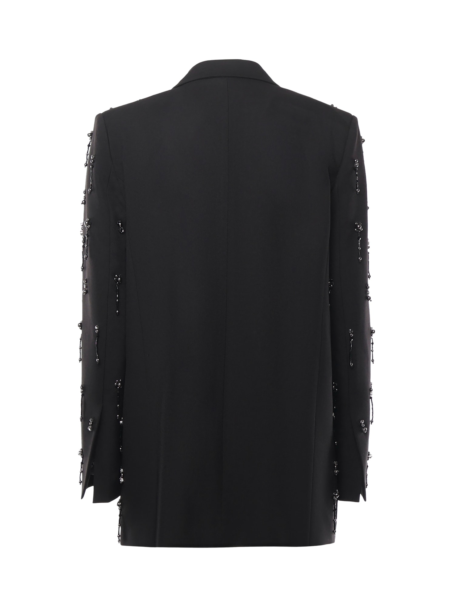 Pinko Pallauovo Double-breasted Blazer In Black