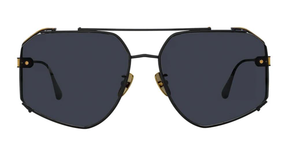 Amar - Matt Nickel / Yellow Gold Sunglasses