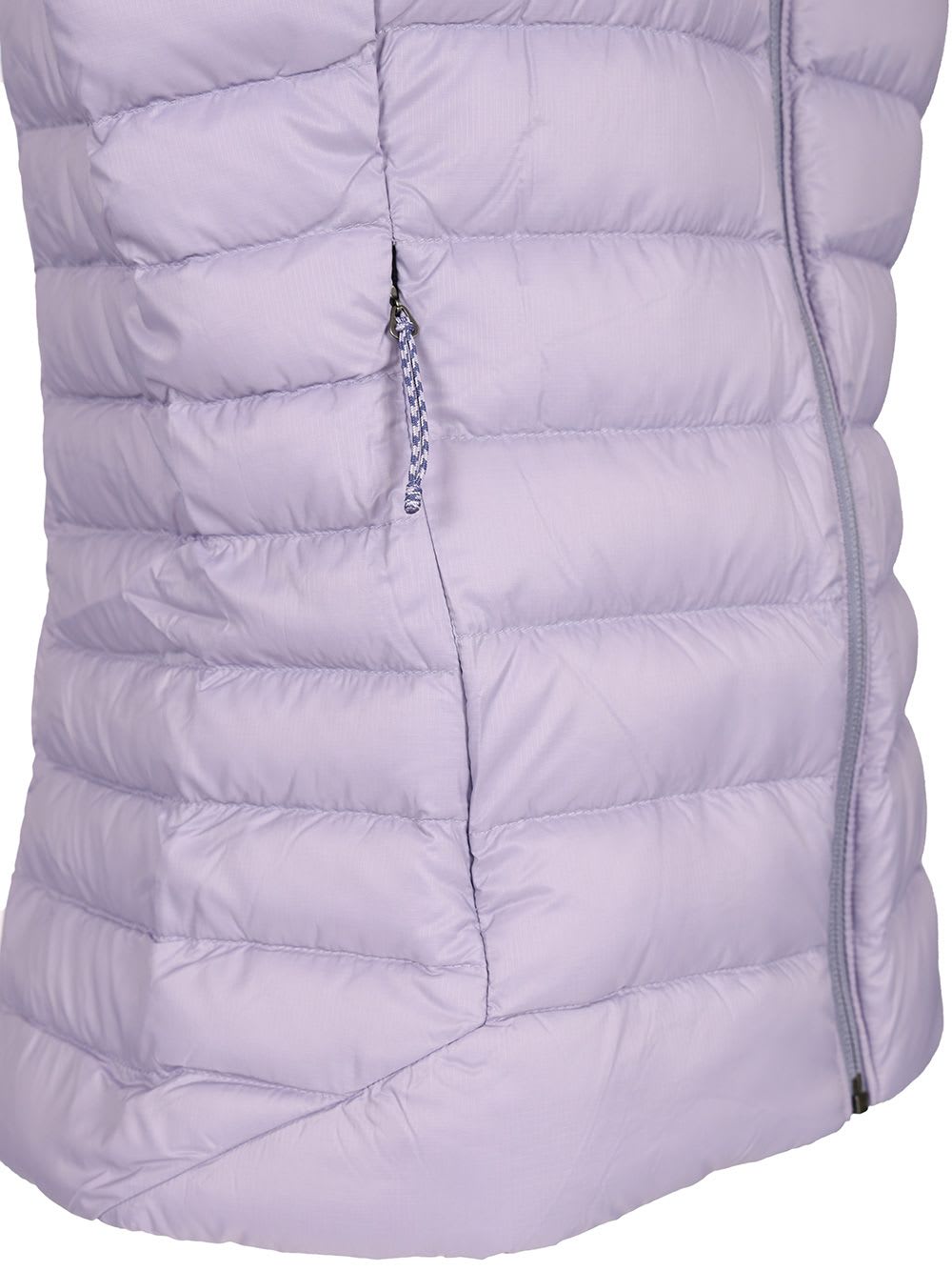Shop Patagonia Windproof Down Vest In Violet