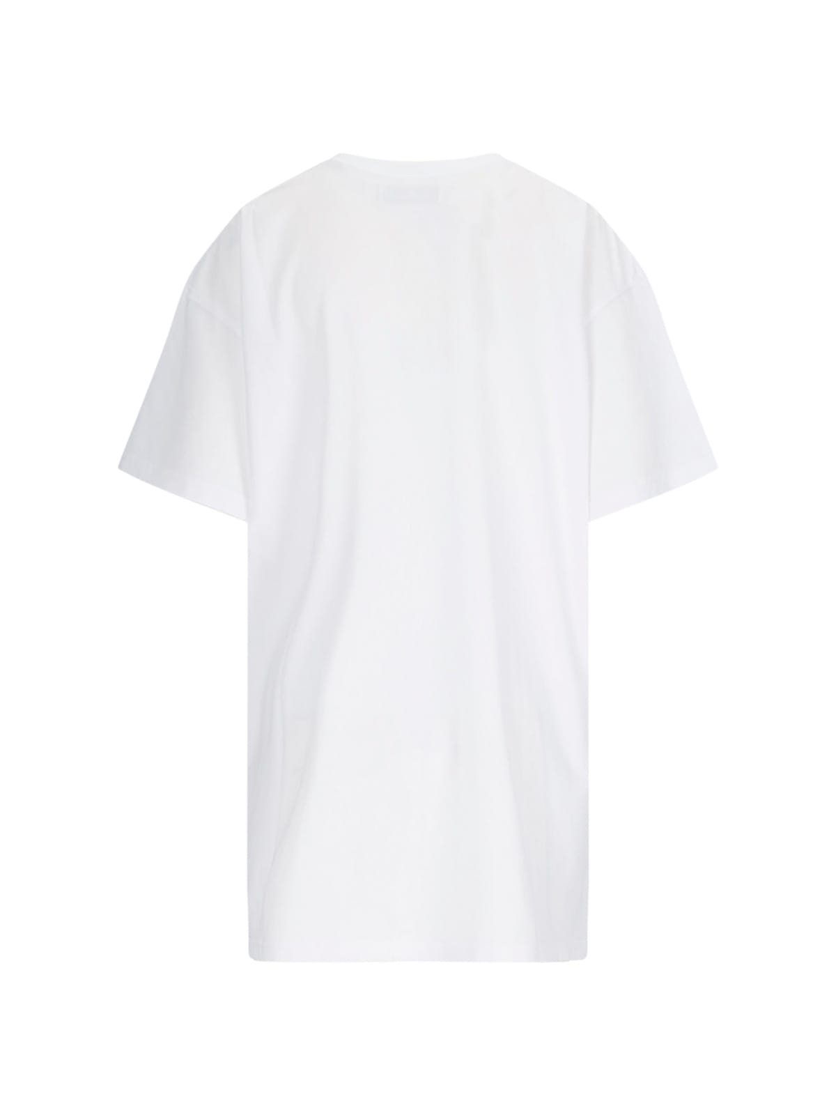 Vivienne Westwood Short-sleeved Cotton T-shirt With Abstract Graphic Design In White
