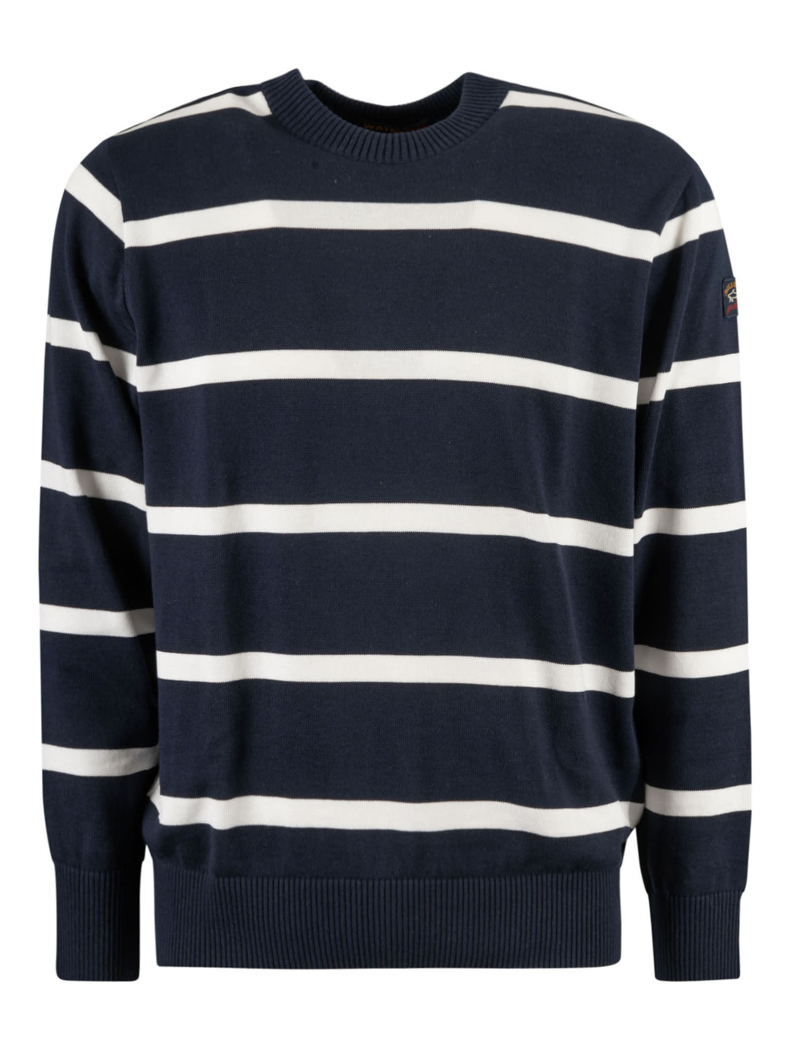 Paul & Shark Stripe Ribbed Sweatshirt