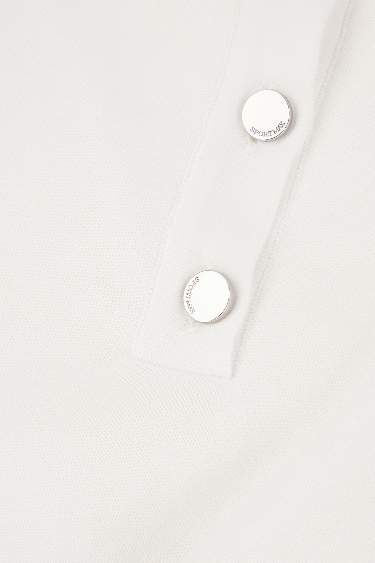 Sportmax White Shaker Polo