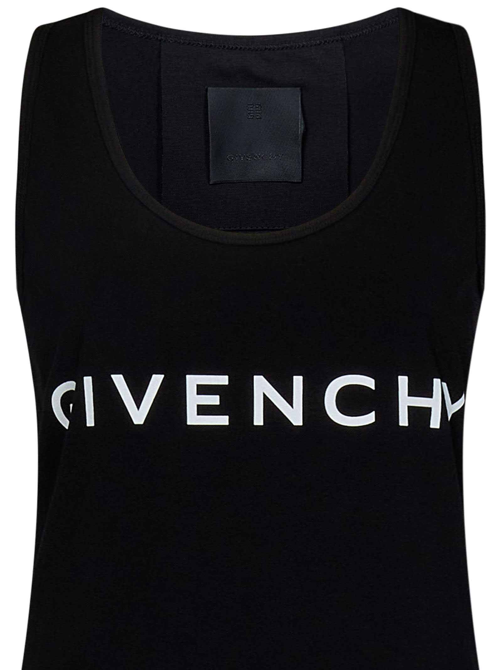 Shop Givenchy Archetype Tank Top In Black