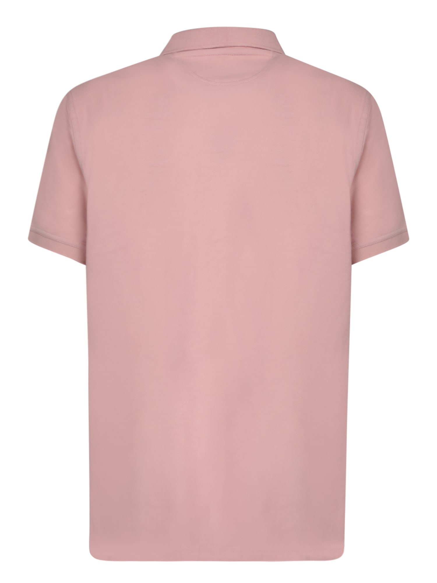 Shop Barbour Antique Pink Piquet Polo Shirt