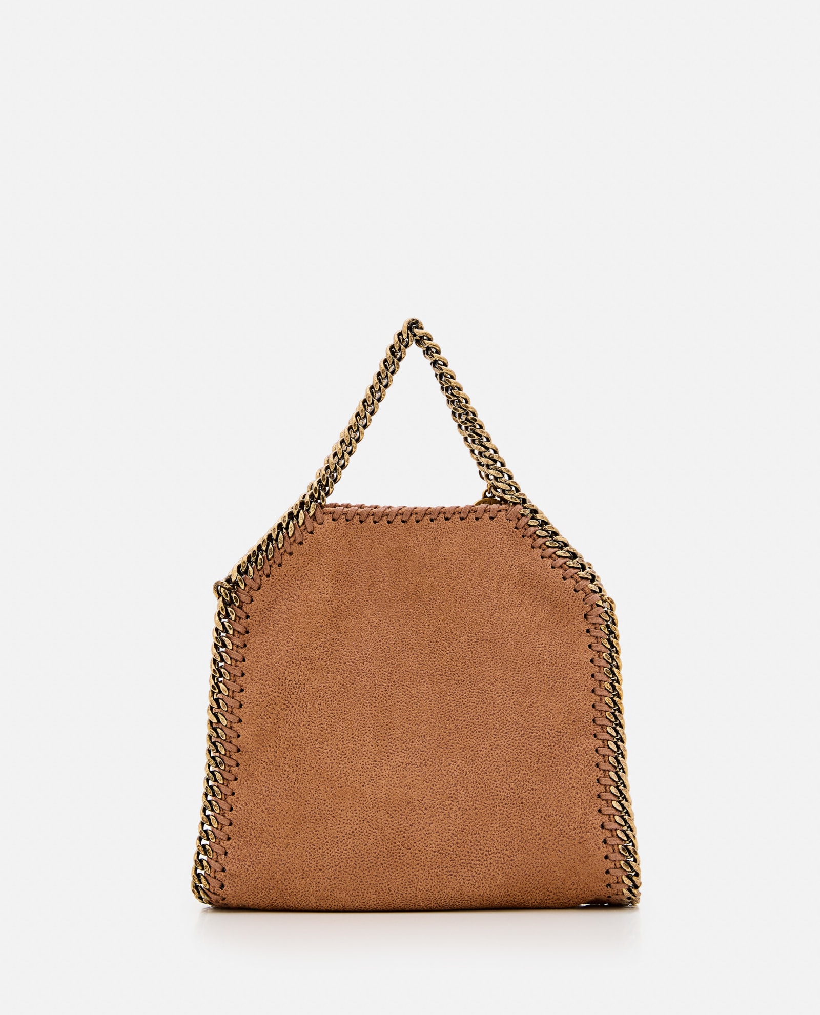 Shop Stella Mccartney Tiny Eco Shaggy Deer Tote Bag In Brown