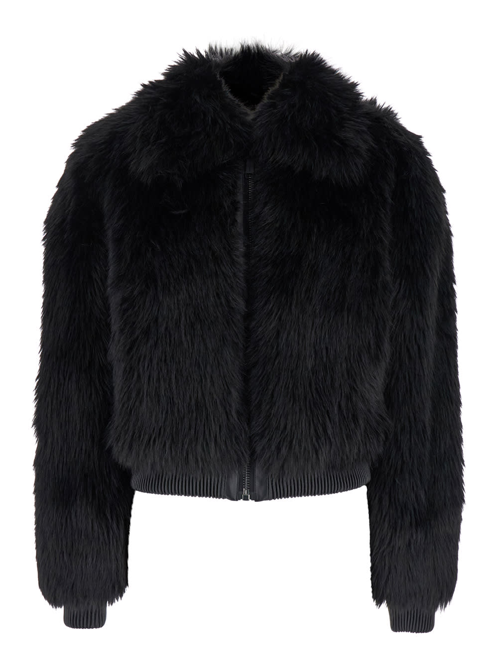 Faux Fur Bomer Jkt