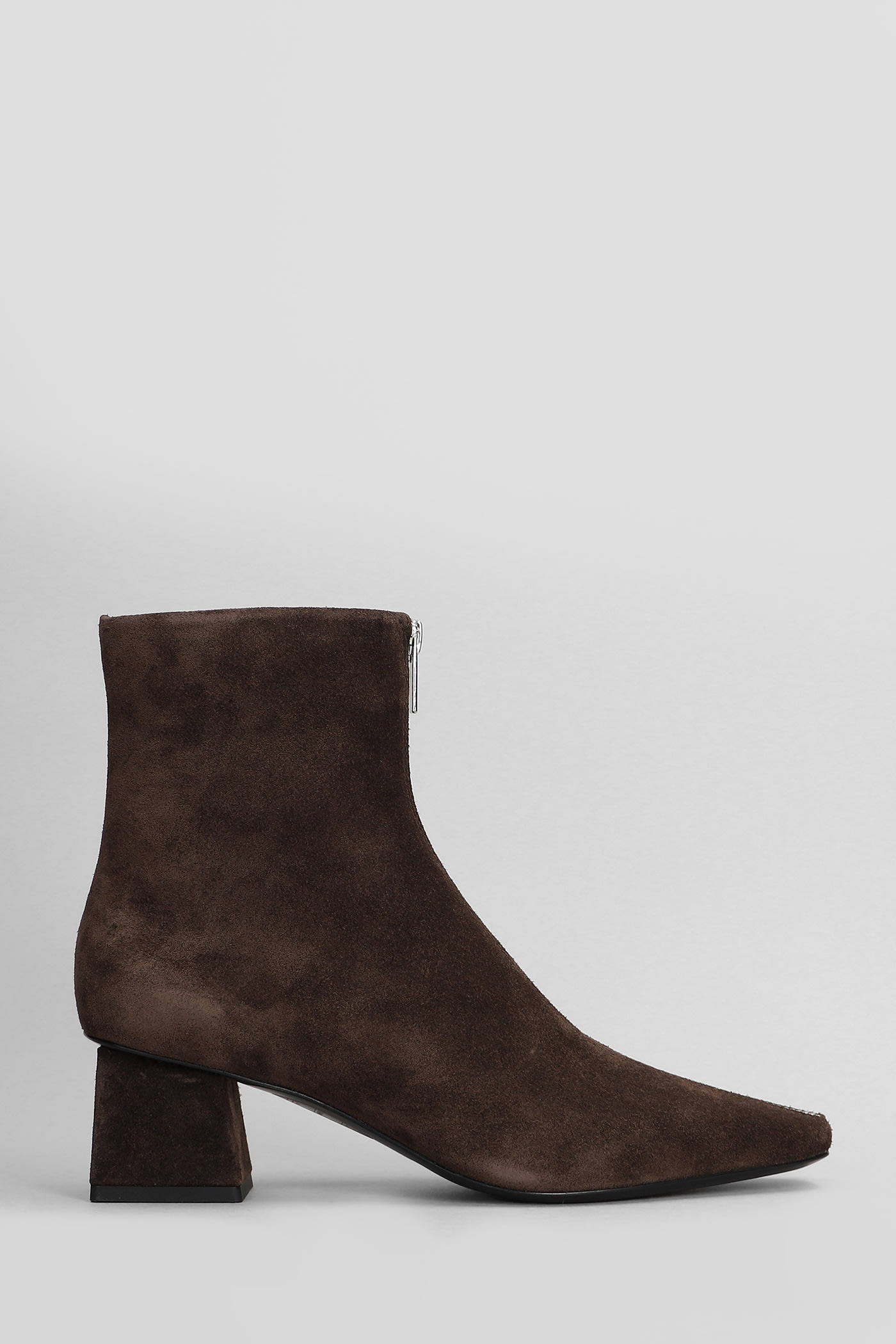 Simkhai Ryder Suede Zip Front Boots Cacao In Brown