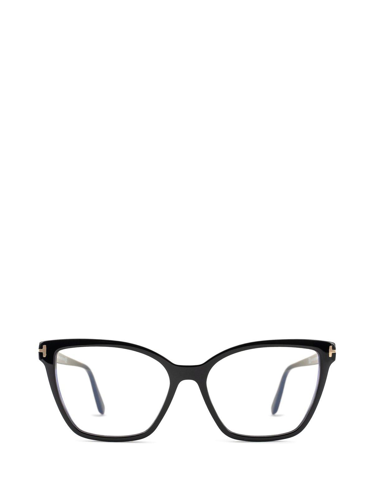 Shop Tom Ford Butterfly Frame Glasses In 001