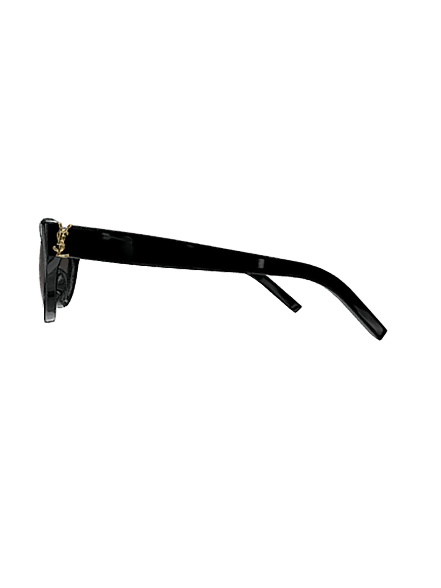 Shop Saint Laurent Sl M115 Sunglasses In Black Black Grey